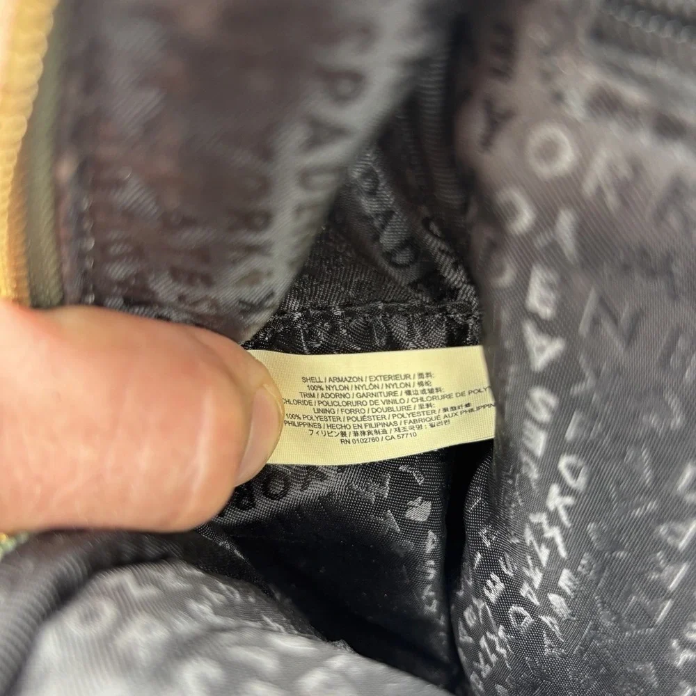Kate Spade New York Bradley Wilson Road Backpack Small Army Green Nylon‎